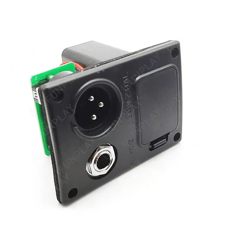 Acoustic Guitar EQ 9V Battery Box Case Holder w/4 pins for Folk Pickup Fit for LC-5 guitar accessories