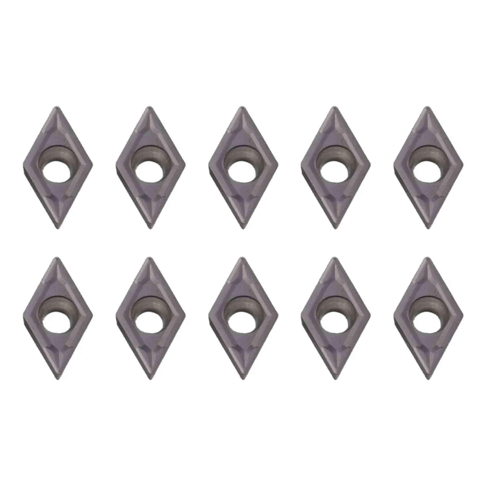 

10 Pcs Carbide Inserts DCMT21.51 DCMT070204 VP15TF Carbide Inserts For Lathe Turning Tool Holder Cutting Tools Accessories