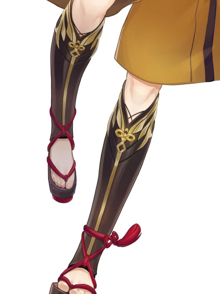 ִϸ̼ Ʈ ڽ ǰ  Genshin Impact ο  Shikanoin Heizou PU Shoes ҷ   Customizable 35-48