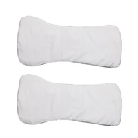 Four-layer Washable Nappy Foldable Water Absorption Diaper Reusable Napkin for Adults The Old (White) 1