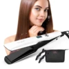 CkeyiN 44mm Tourmaline Ceramic Hair Straightener LCD Display Fast Heating Flat Iron Adjustable Temperature Straightening Iron 1