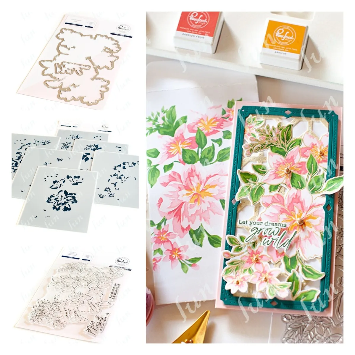 Blumen Stanzformen Metall Cutting Dies Scrapbooking Stanzschablonen Präge Karte