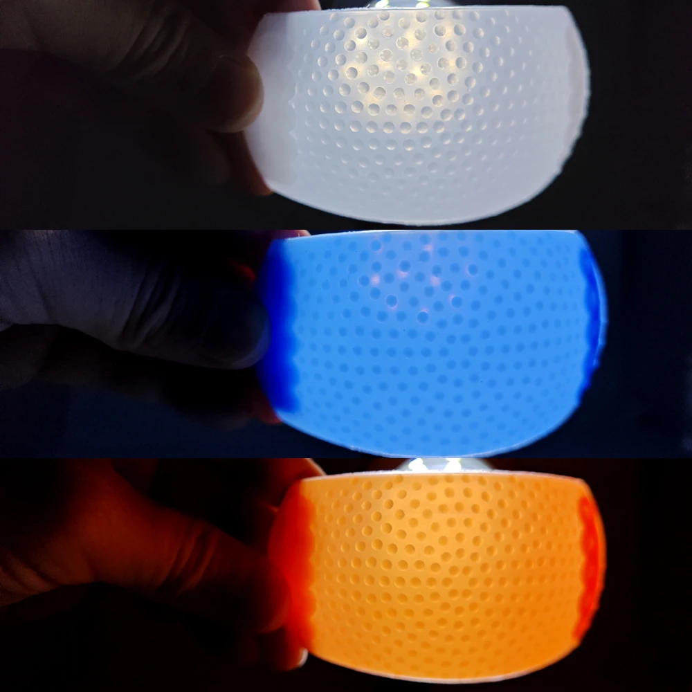 Flash Diffuser Photographic Filter Universal Flash Diffuser / Filter Hot Shoe 3 Colors White Blue Orange Plastic Translucent Set for Camera Build-In Pop-Up Flash