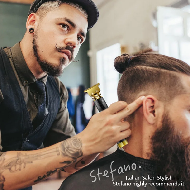 Electric Hair Cutting Machine Vintage T9 Clipper Hair Rechargeable Man Shaver Trimmer For Men's Barber Professional New Hot Sale