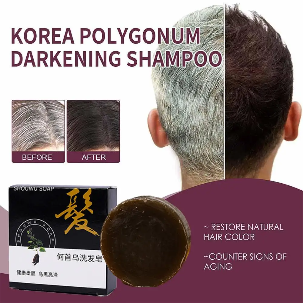 

Soap Hair Darkening Shampoo Bar Repair Gray White Hair-Color Natural Hair Hair-Conditioner Shampoo Body Dye Organic Face P0L0