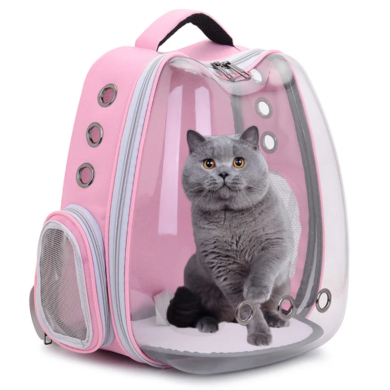 

Pet Cat Dog Carrier Bag Carrier For Dogs Backpack Out Double Shoulder Portable Travel Backpack Outdoor Dog Carrier Bag Mesh