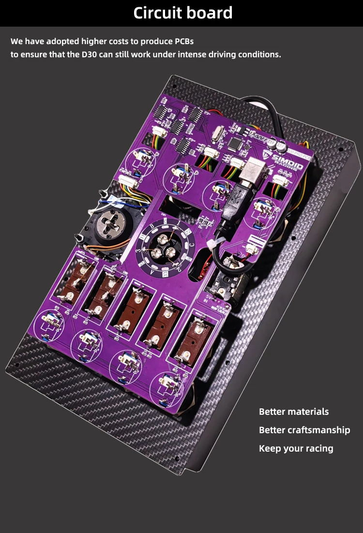 SIMDID-D30 Simracing Button Box-SIMAGIC MOZA FANATEC SIMCUBE can be installed arcade button