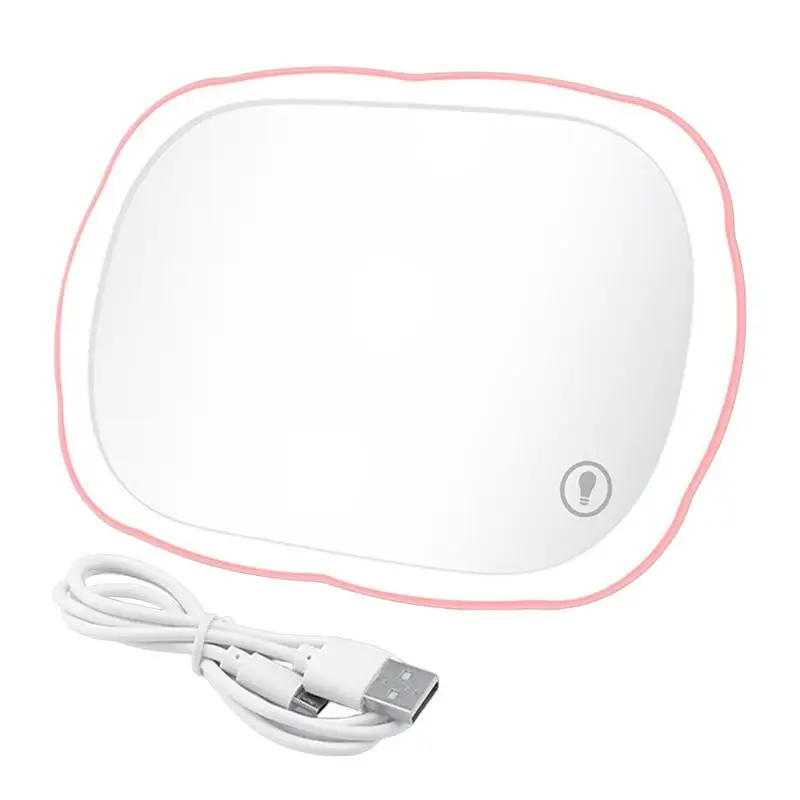 

Автомобильное Зеркало для туалетного столика с козырьком, перезаряжаемое зеркало для макияжа, 3 режима, универсальное зеркало от солнца, инновационные аксессуары для автомобильного зеркала