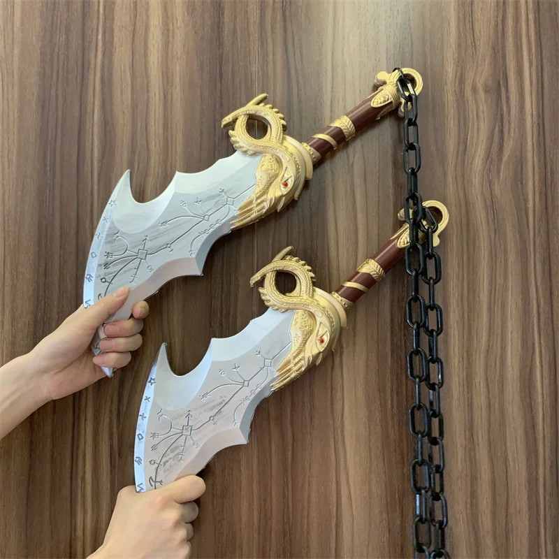 God of War 4 Athena Blade Tomahawk Chained Cosplay Axe Prop Weapon Role Playing Ghost Leviathan Chaos AXE Safety PU Model 4