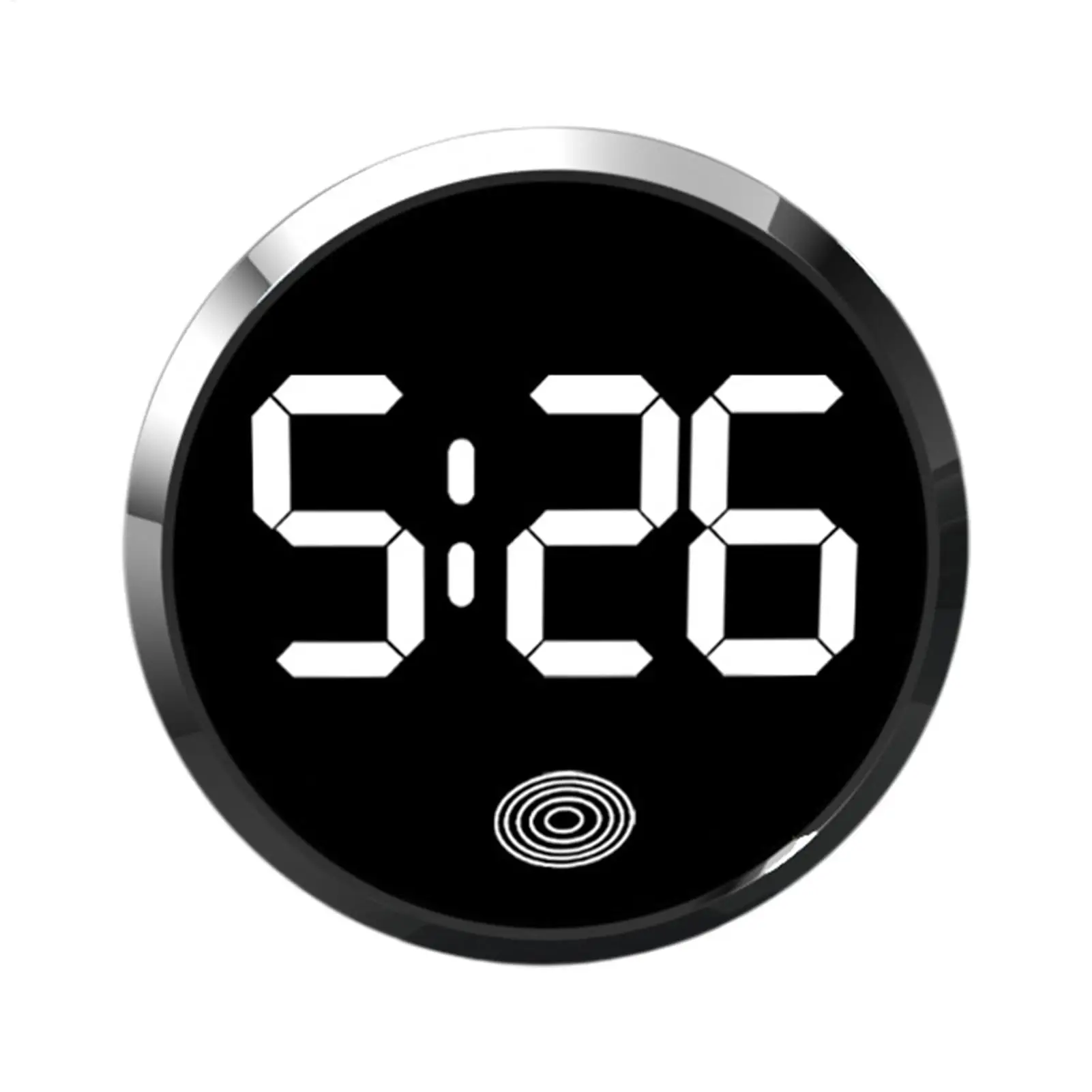 Car Clocks for Dash Car Digital LED Display Screen Clock Touch-Control Car Watch Car Mini Clock Ornaments Interior Accessories