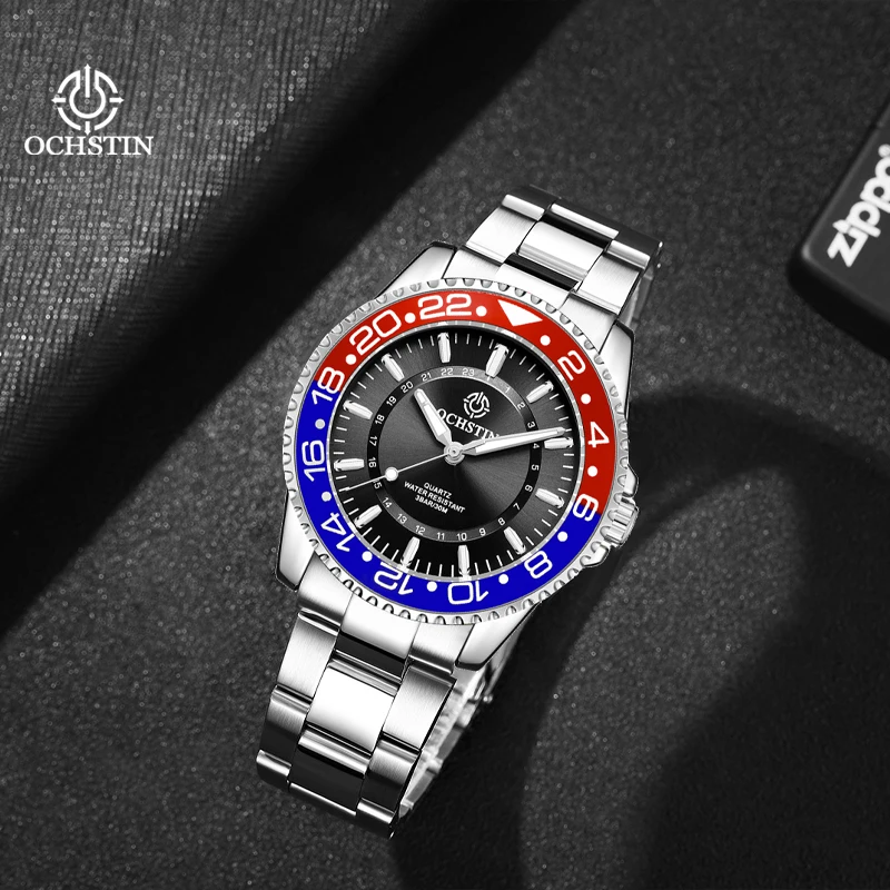 OCHSTIN2024 New Original Series Casual and Minimalist Style Multi functional Quartz Movement Watch Men's Quartz Watch