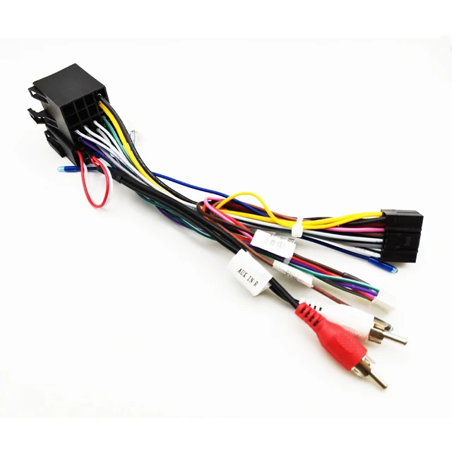 Câble Iso Nissan Android Adaptateur Autoradio ISO 16 Vers 20 Broches Pour Nissan Sunny, Sylphy, Qashqai Adaptateur Faisceau Autoradio