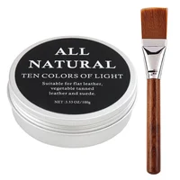 Furniture Salve for Leather with Brush Leather Salve All-Natural Leather Color Restorer for Dryness Cracking Leather Products 1