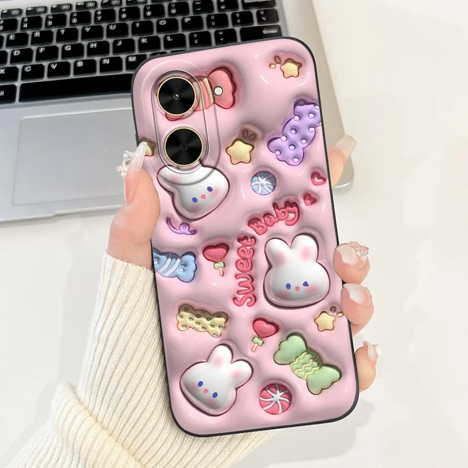 Lovely Avocado Cartoon Soft Silicone Bumper Phone Case