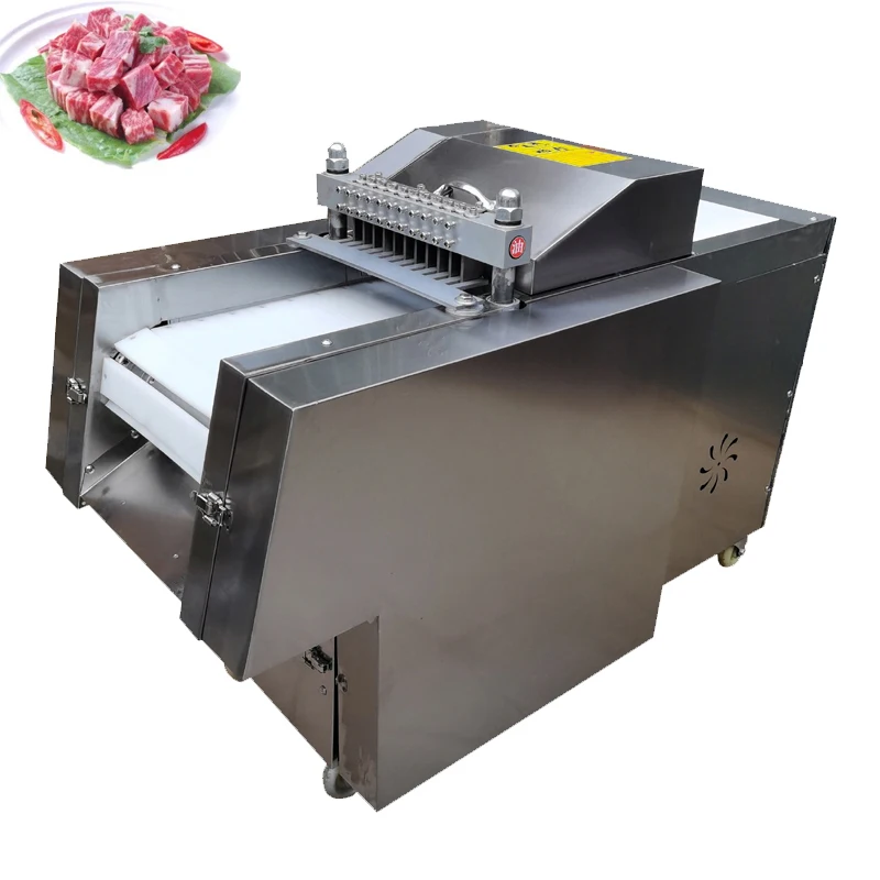 

Commercial Frozen Meat Slicer Machine For Chicken Beef Pork Cube Cutter Dicer Cutting Chopping Machine Meat Dicing Machine