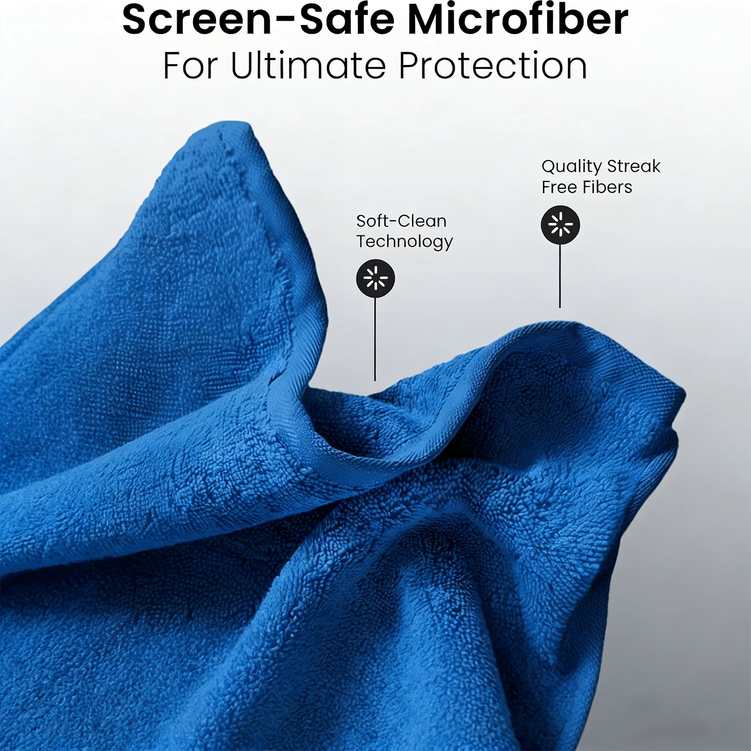 Screen Cleaner Spray Kit with Microfiber Cloth – Streak-Free Cleaning