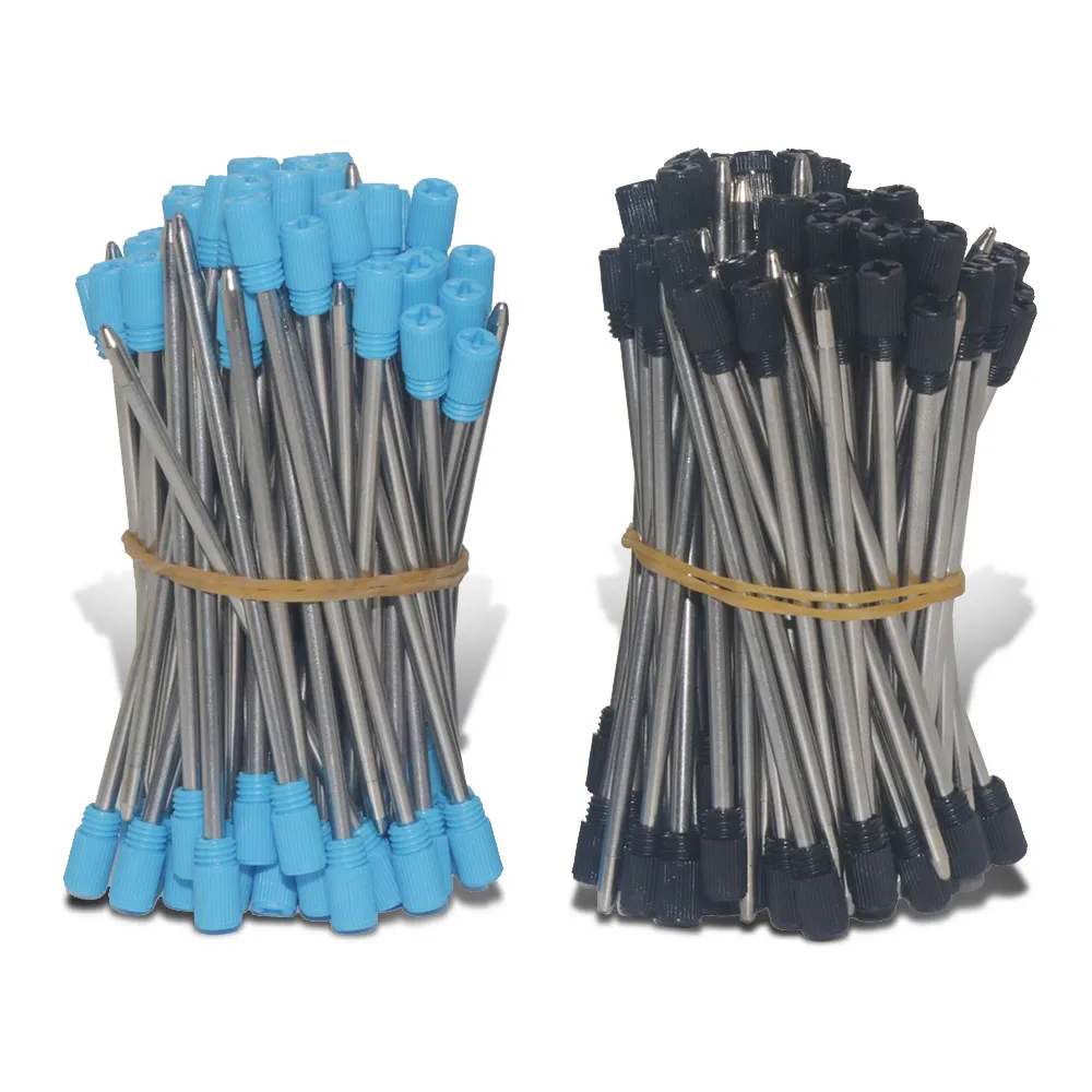 20 Pcs 7cm 길이 금속 펜 리필 다이아몬드 크리스탈 볼 포인트 펜 리필 0.7mm 사무실 학교 용품에 대 한 특별 리필