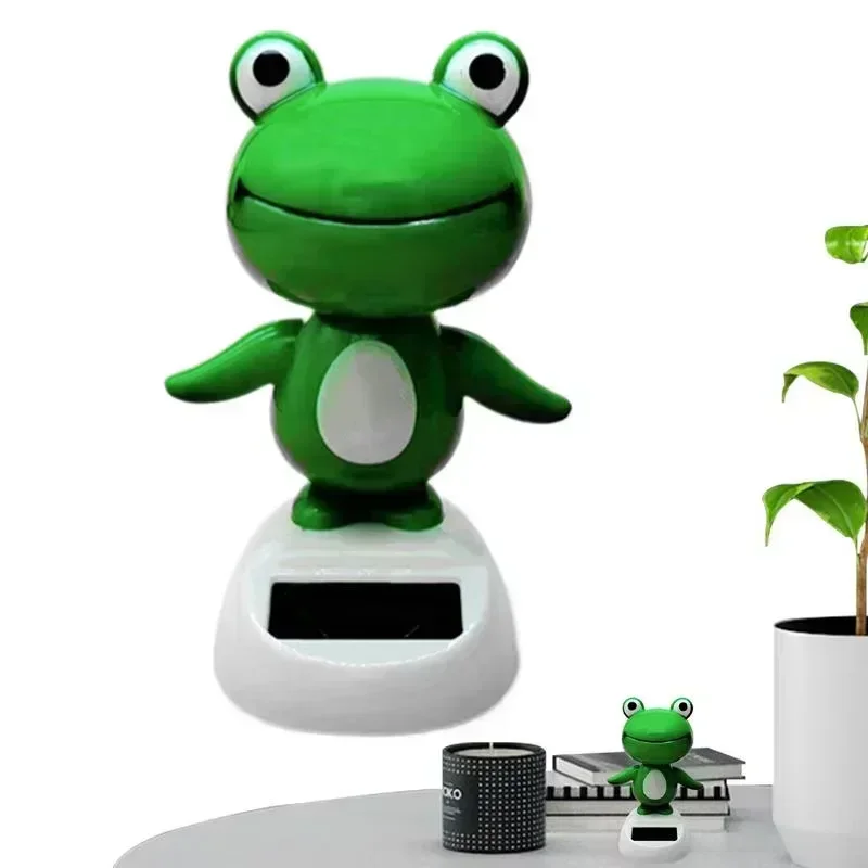 Solar Powered Dancing Frog Decoration