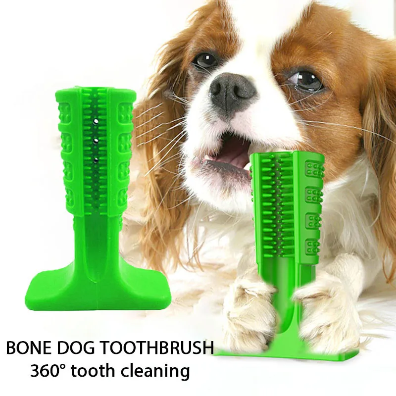 NaturalRubberDogToothbrushToyForDogTeethCleansingAnd