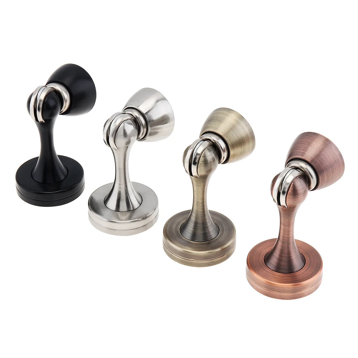 

Zinc Alloy Magnetic Catch Door Stop Bedroom Bathroom Mute Solid Mental Door Holder Zinc Door Stopper