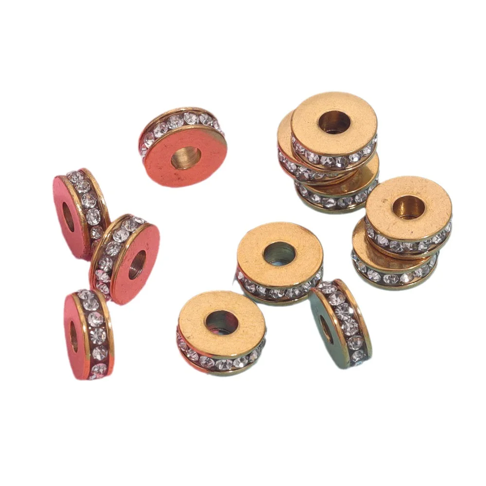 Stylish Chic Hypoallergenic Stainless Steel Spacer Bead Jewelry Handmade DIY Jewelry Accessories 5
