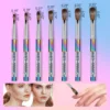 100% Kolinsky Sable Nail Acrylic Brush UV Gel Carving Pen Brush Liquid Powder Nail Drawing Nail Brush Acrylic Powder 6