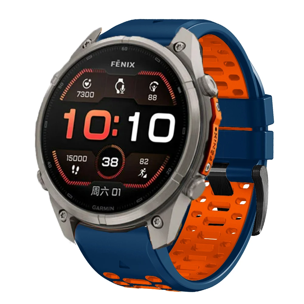 Premium Breathable Silicone Watchband Strap