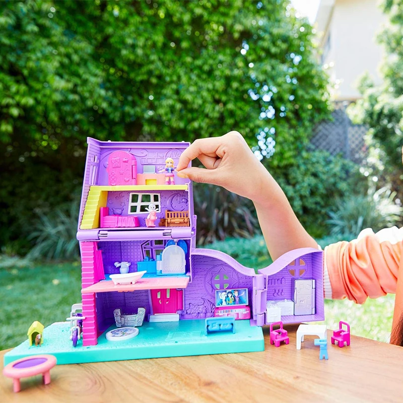 Polly Pocket Pollyville Polly's Pocket House Playset with Micro