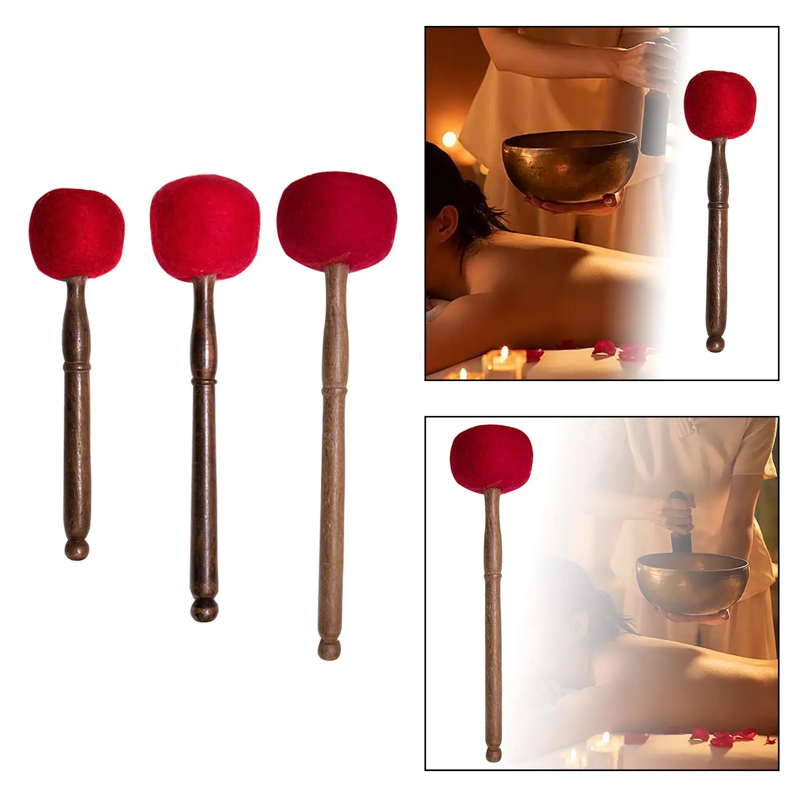 Singing Bowl Mallet Meditation Bowl Stick for Meditation Yoga Accessories