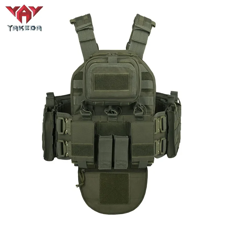 Yakeda 1000D Nylon Molle Outdoor Tactical Vest CS Equipment multifunzionale modulare Colete Tactico Training Combat Vest