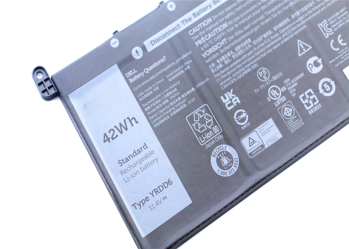 Bateria do Li-íon para Dell 14 5485 5481 5491 7586 em 11.4v 42wh Genuíno Original - Imagem 3