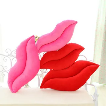 Soft Plush Lip Shaped Throw Pillow Cushion for Girlfriend Lover 5