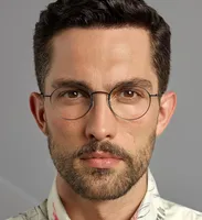 Датский бренд, титановые сверхлегкие круглые очки в оправе для мужчин и женщин, безвинтовые очки, качественные дизайнерские круглые очки, очки — изображение 6