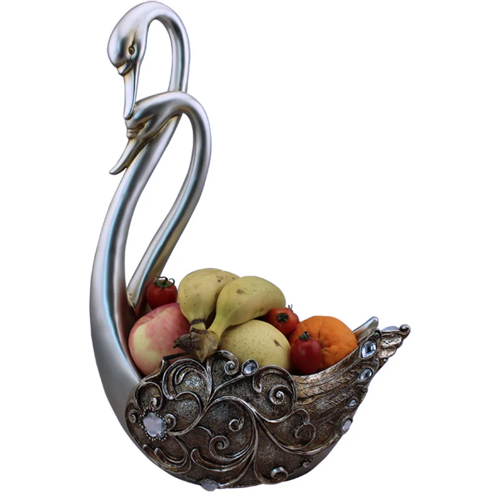 

Swan Shape Resin Decoration Creative Dry Fruit Plate