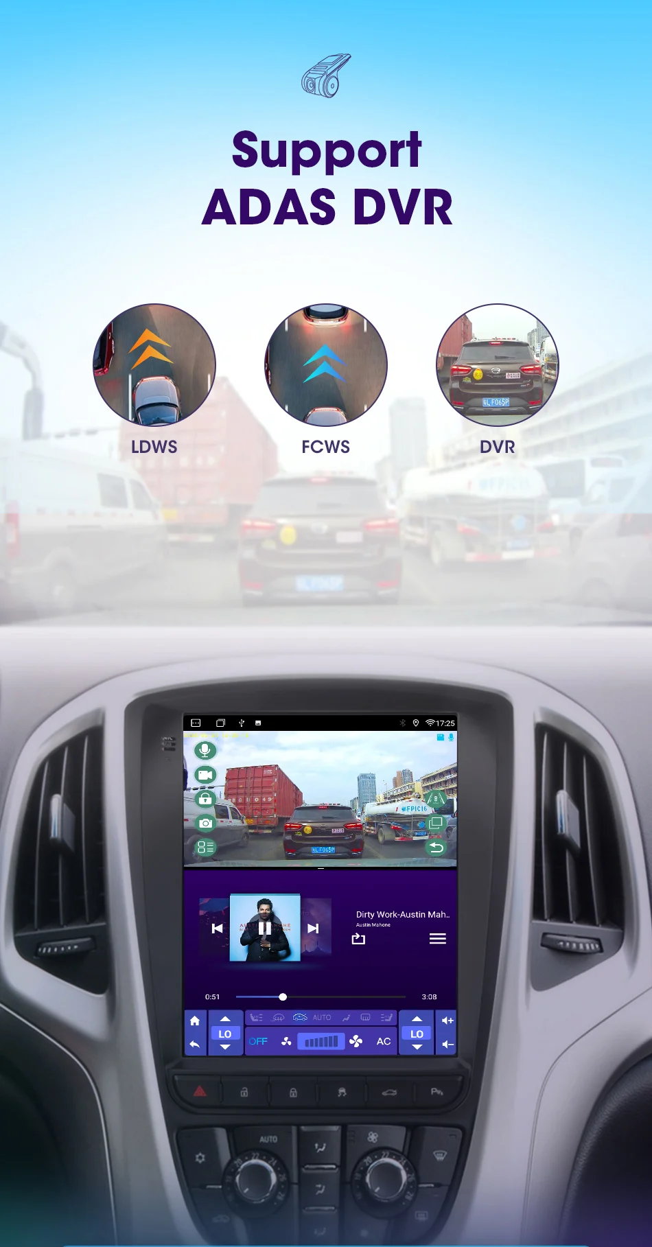 Android 14 9,7'' Autoradio für Opel Astra J Vauxhall Buick Verano 2009-2015 2 Din Universal mit Carplay Android Auto WiFi GPS – Detail 22