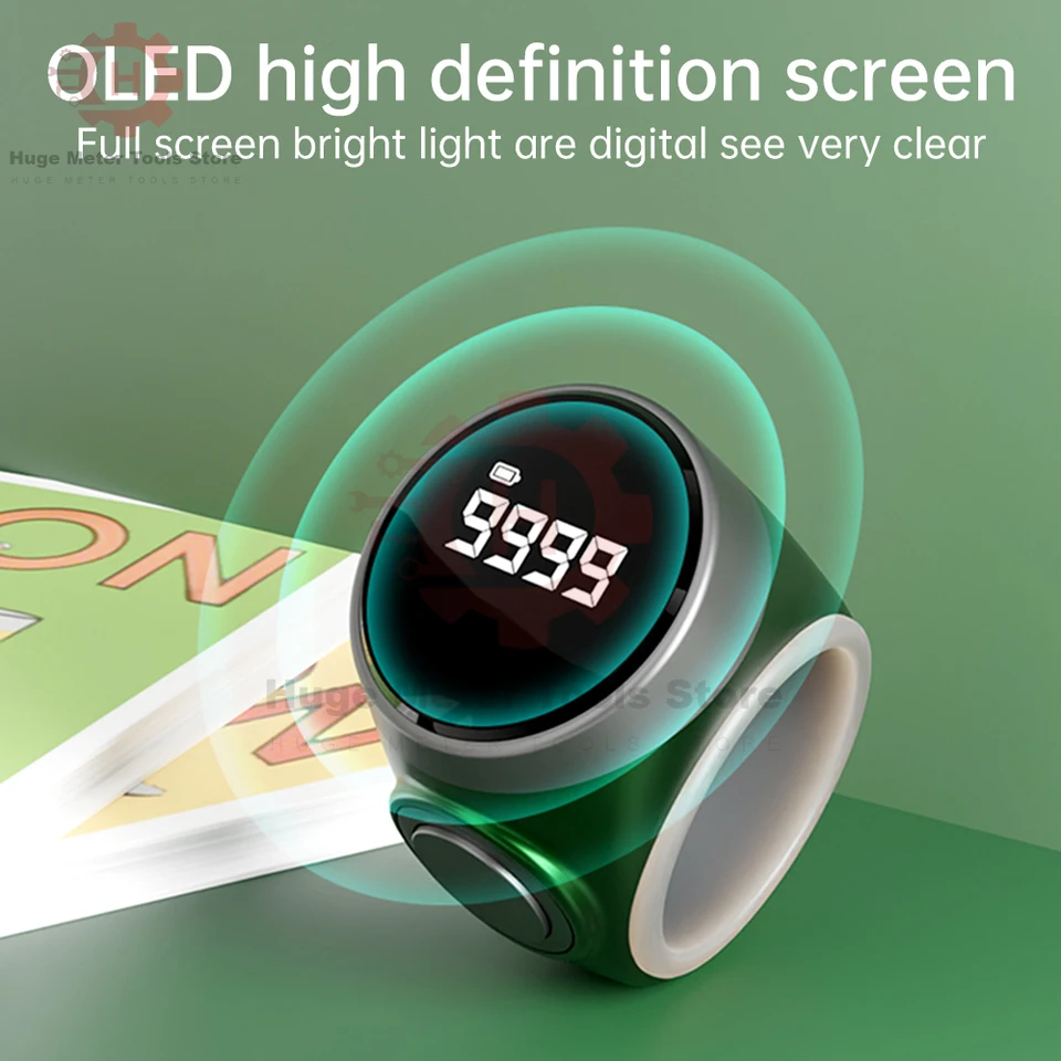 FÜR OLED DISPLAY Smart Tasbih Ring mit langlebiger Akkuleistung EUR 23 FÜR OLED DISPLAY Smart Tasbih Ring mit langlebiger Akkuleistung EUR 23