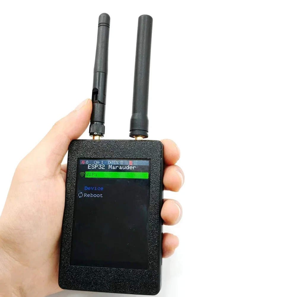 ESP32 Mar-x-Auder 개발 보드 도구용 2.8인치 화면, 500mAh 배터리, 2.4GHz WiFi, 블루투스 8dBi, 8cm 안테나
