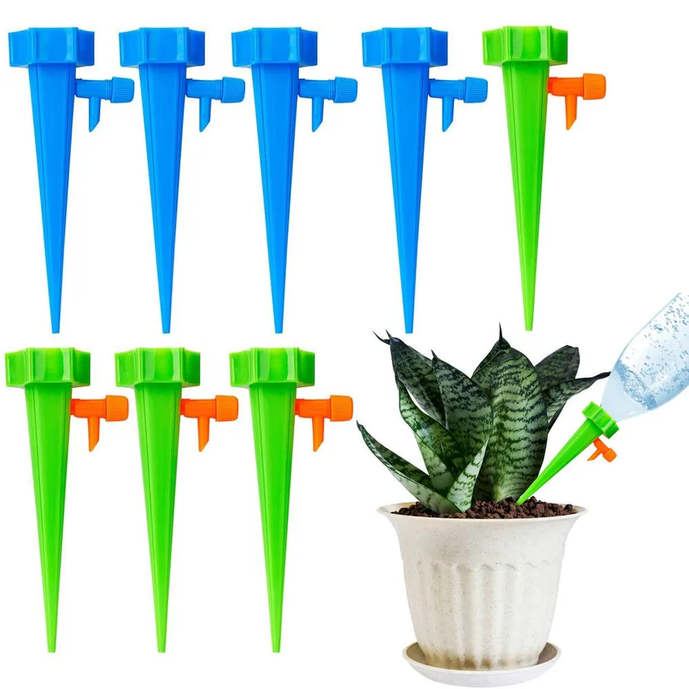 Drip Irrigation Kits Garden Adjustable Auto Water Dripper Device Automatic Drip Irrigation System Self Watering Spike For Flower Plants Greenhouse
