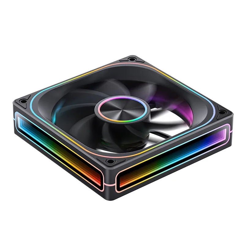 Jonsbo ZA-120/240/360 ケースファン 360 多面千層ミラー 5V 3PIN ARGB