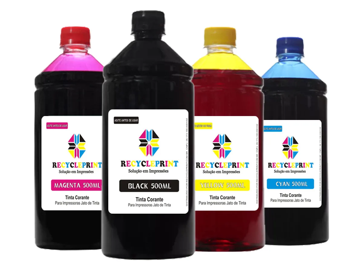 Refil Tinta Compatível impresora Epson L365 L380 L395 L396 L3110 L3150  L5190 2 Litros|Kits de recarga de tinta| - AliExpress