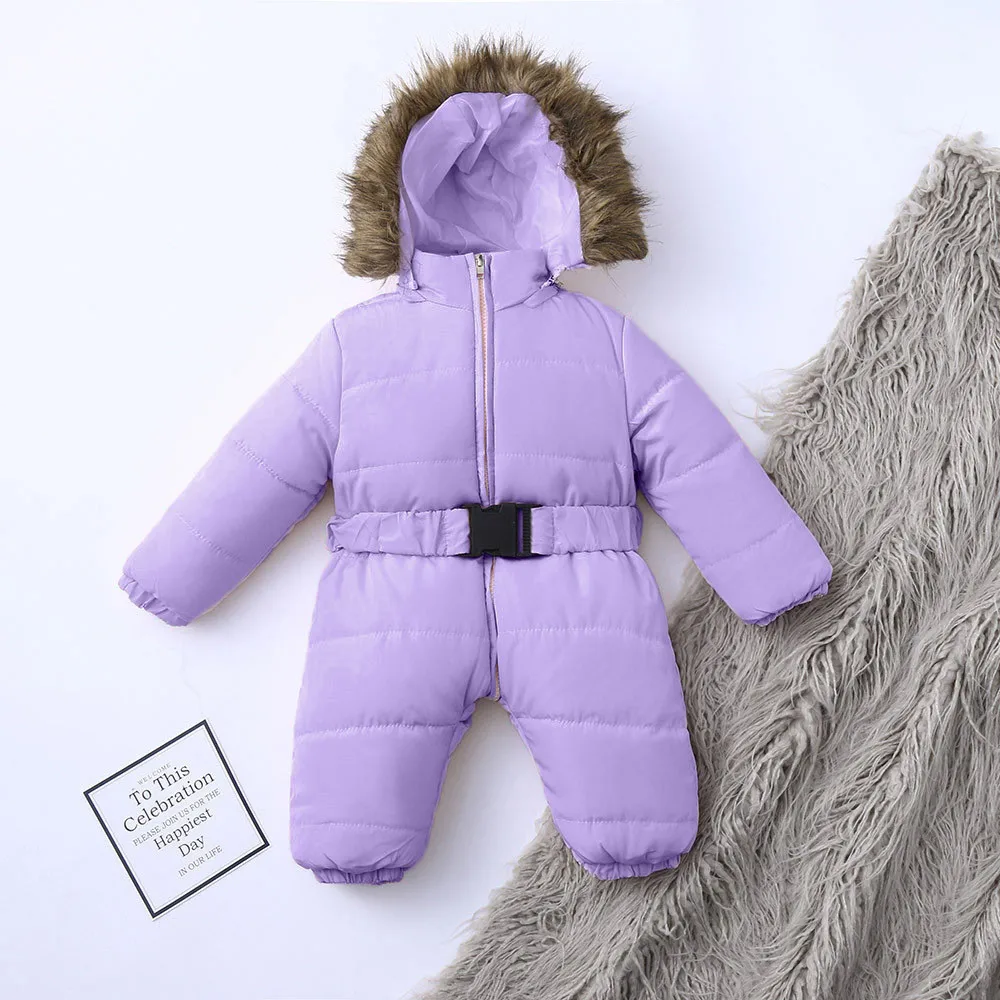 Baby Winter Down Snowsuit Romper 2