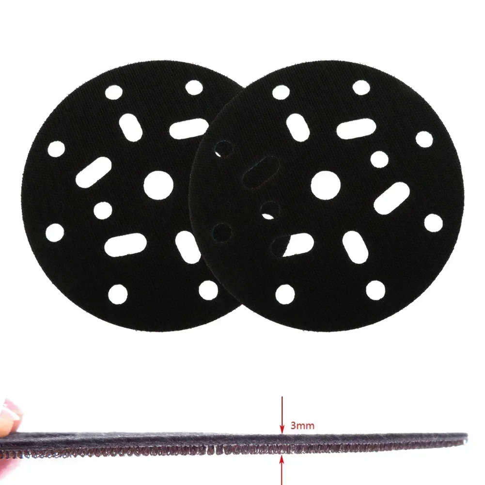 Sanding Discs 2pcs 6" 150mm Interface Pad Protection 8+6/8+1 Holes For Sander Backing Pads Buffer