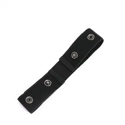 Women's Adjustable Elastic Waist Extender Belt for Comfortable Maternity Wear (Black)