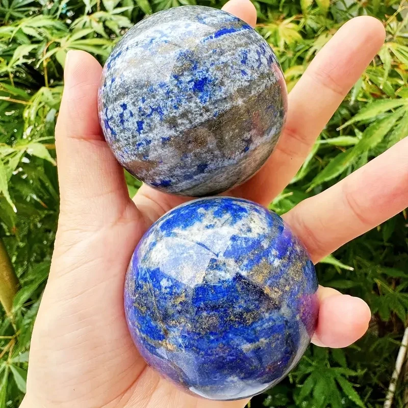 1pc Natural Lapis Lazuli Crystal Ball, Fashion Style Home Decor Accessory stone, Perfect Holiday Gift 5