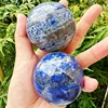 1pc Natural Lapis Lazuli Crystal Ball, Fashion Style Home Decor Accessory stone, Perfect Holiday Gift 5