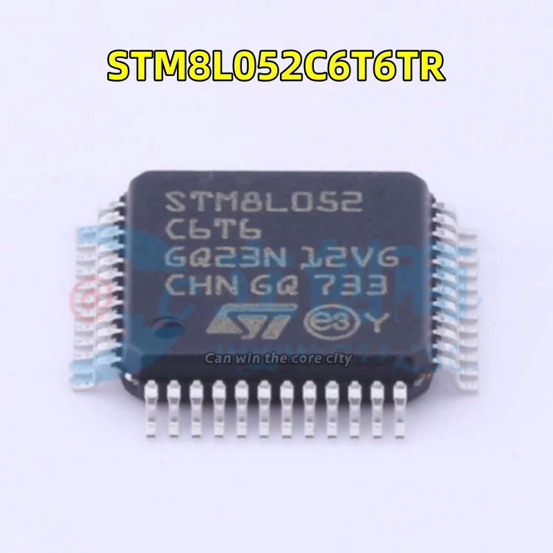 

1-100 PCS/LOT Original genuine STM8L052C6T6TR package LQFP48 ST microcontroller chip IC