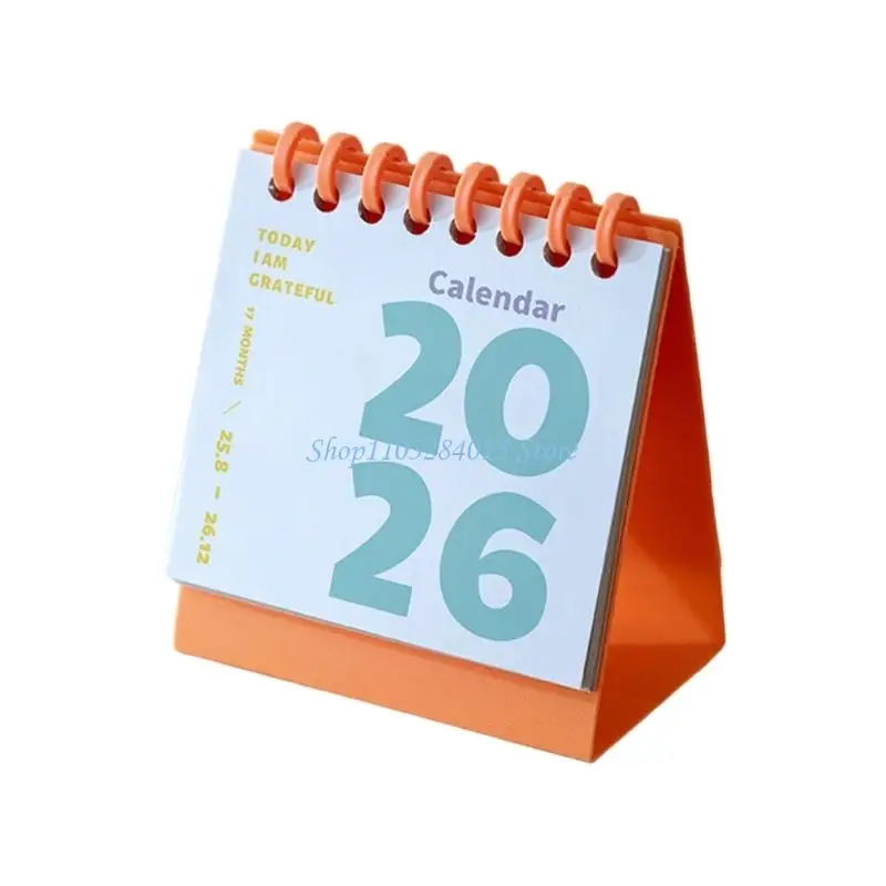 Compact 2026 Desktop Calendar - 12-Month Office Planner