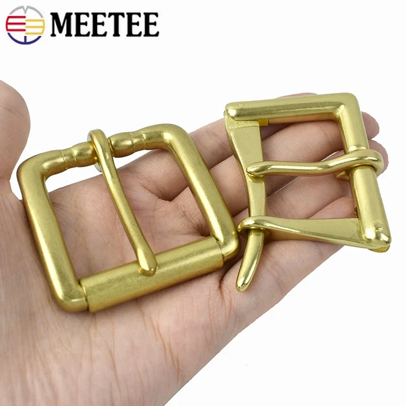40mm 황동 금속 버클 1개, 여성/남성용 벨트 허리띠 청바지 싱글 벨트 헤드 클래스프 DIY 헤비 듀티 공예