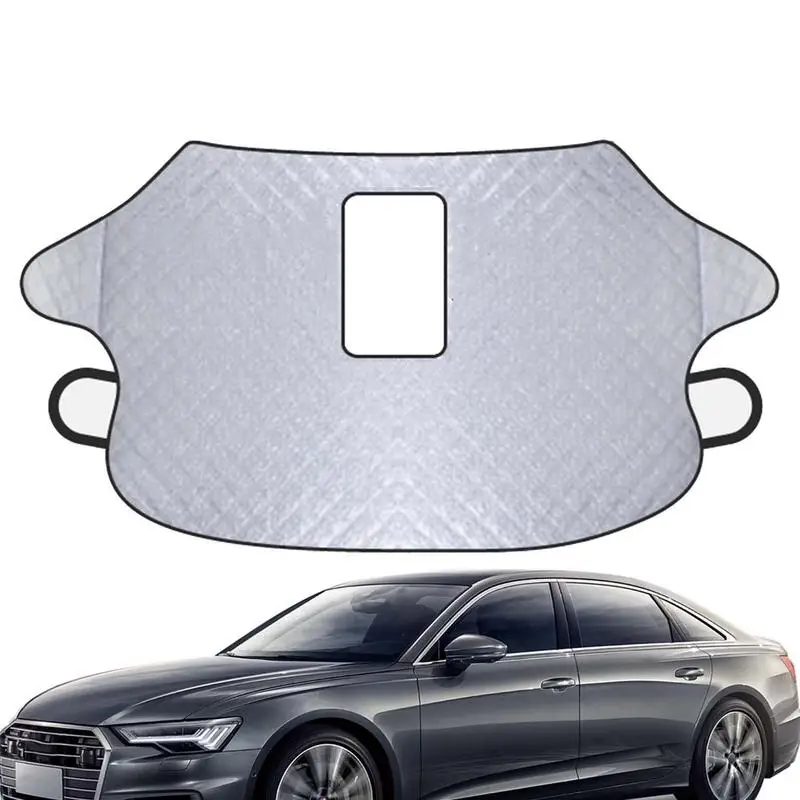 

Windshield Snow Cover Frost & Ice Removal Protector For Winter Car Windshield Snow Cover With Frost Wiper & Mirror Covers For