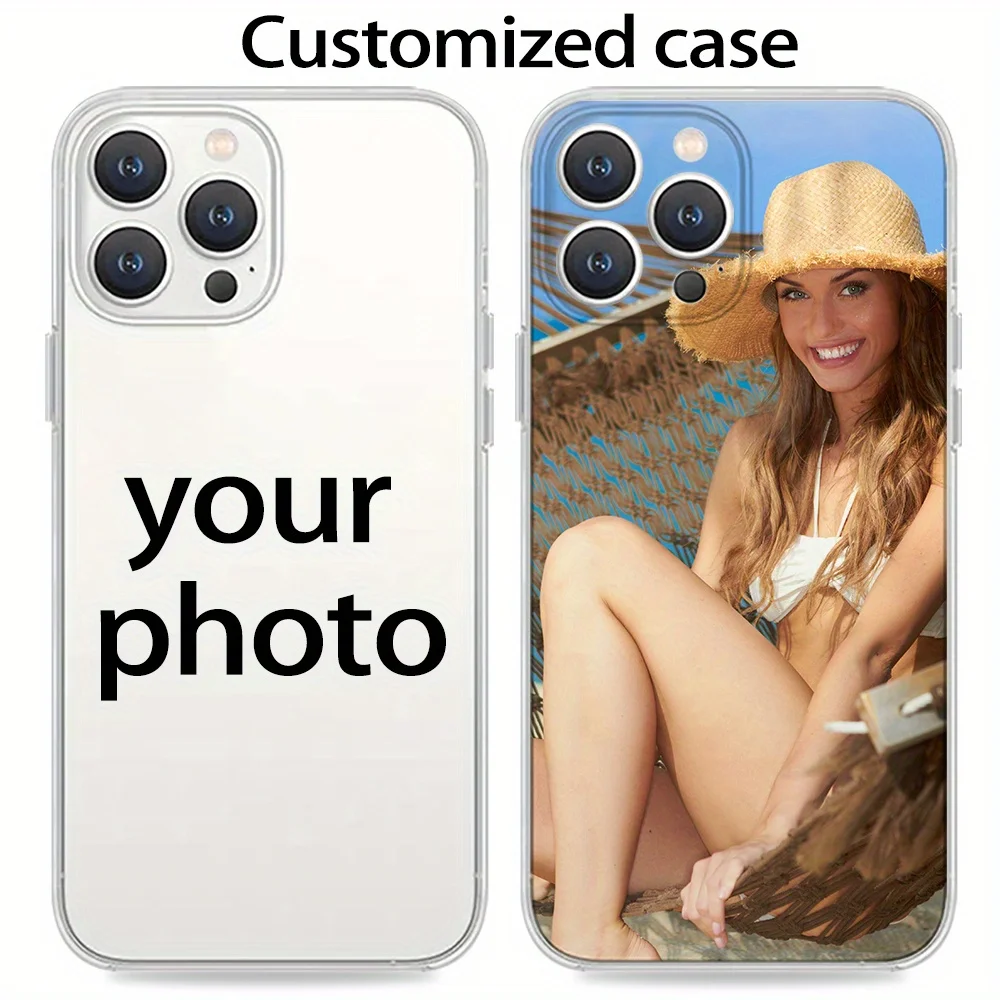 Sleek Custom Full Coverage Clear Phone Case